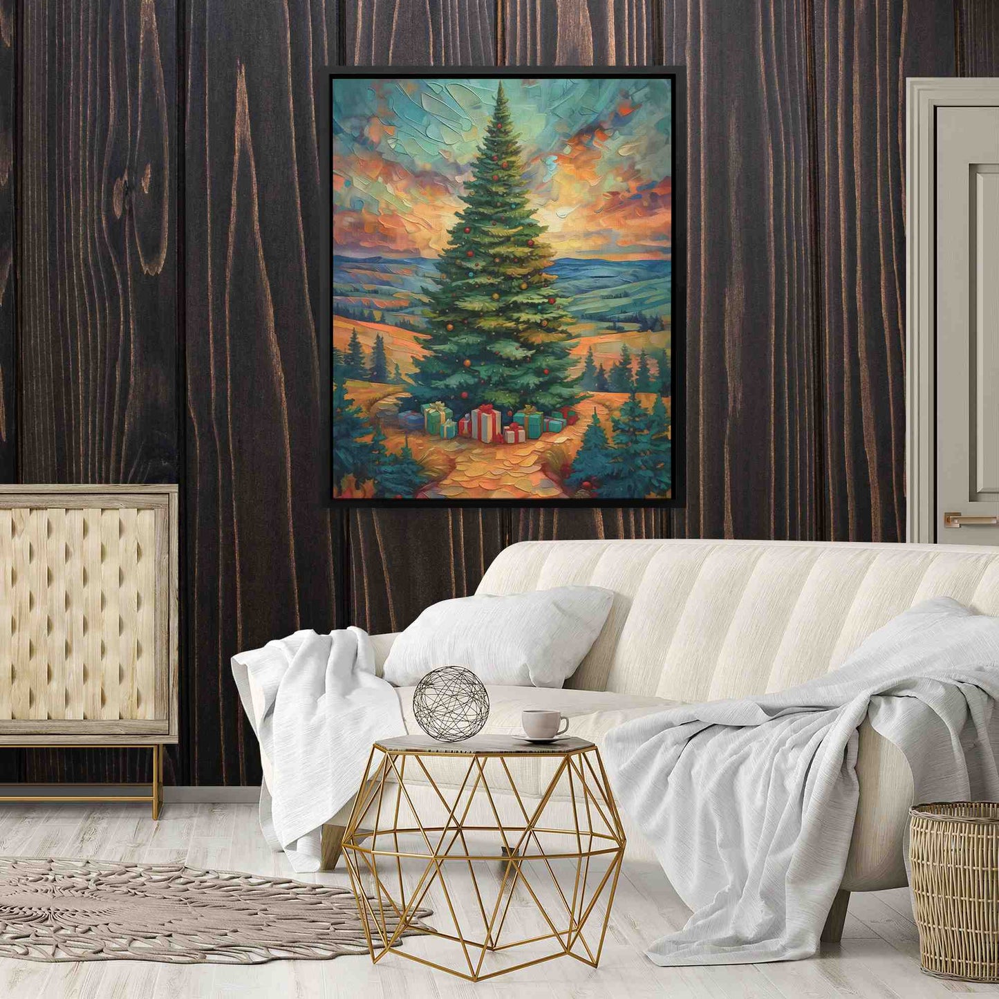 A Merry Christmas Tree - Christmas Art
