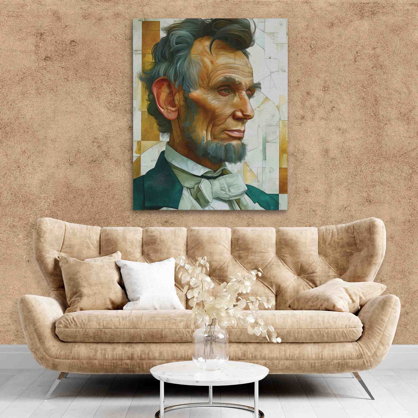 Abe Lincoln - Large Canvas Print