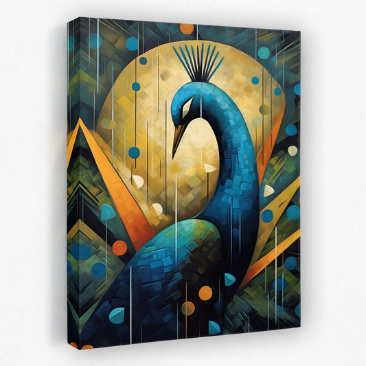 Abstract Avian Beauty - Animals Canvas Wall Art