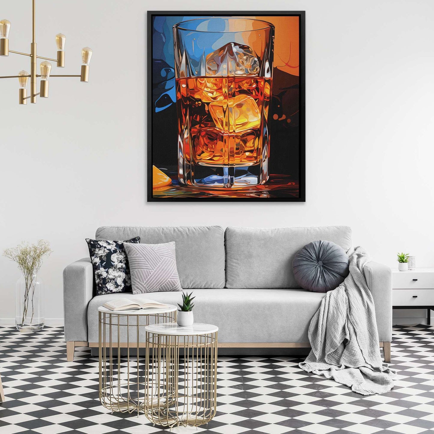 Abstract Barware - Wall Art Print
