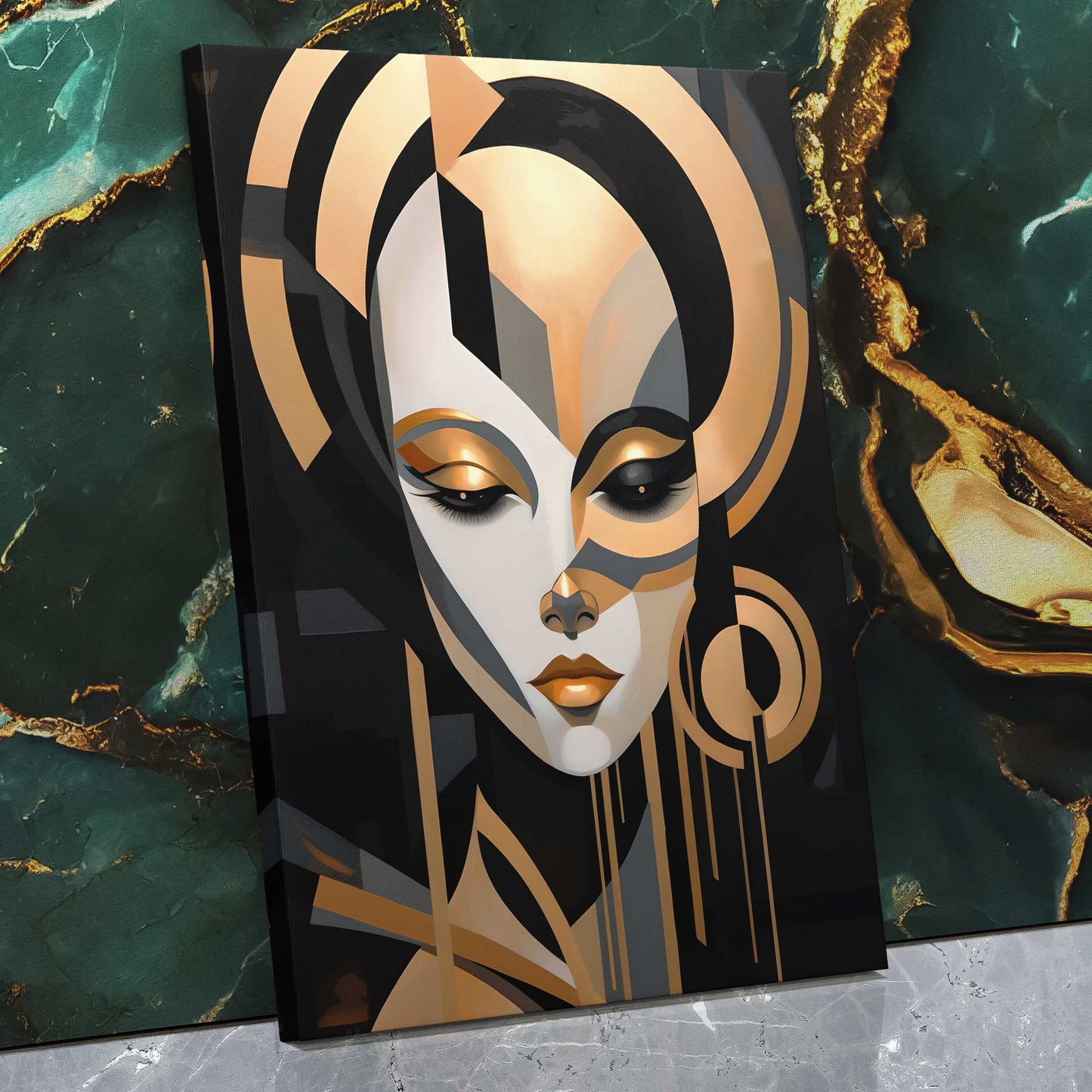 Abstract Diva - Large Abstract Canvas Print