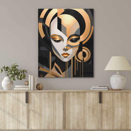 Abstract Diva - Abstract Wall Art in Black Frame
