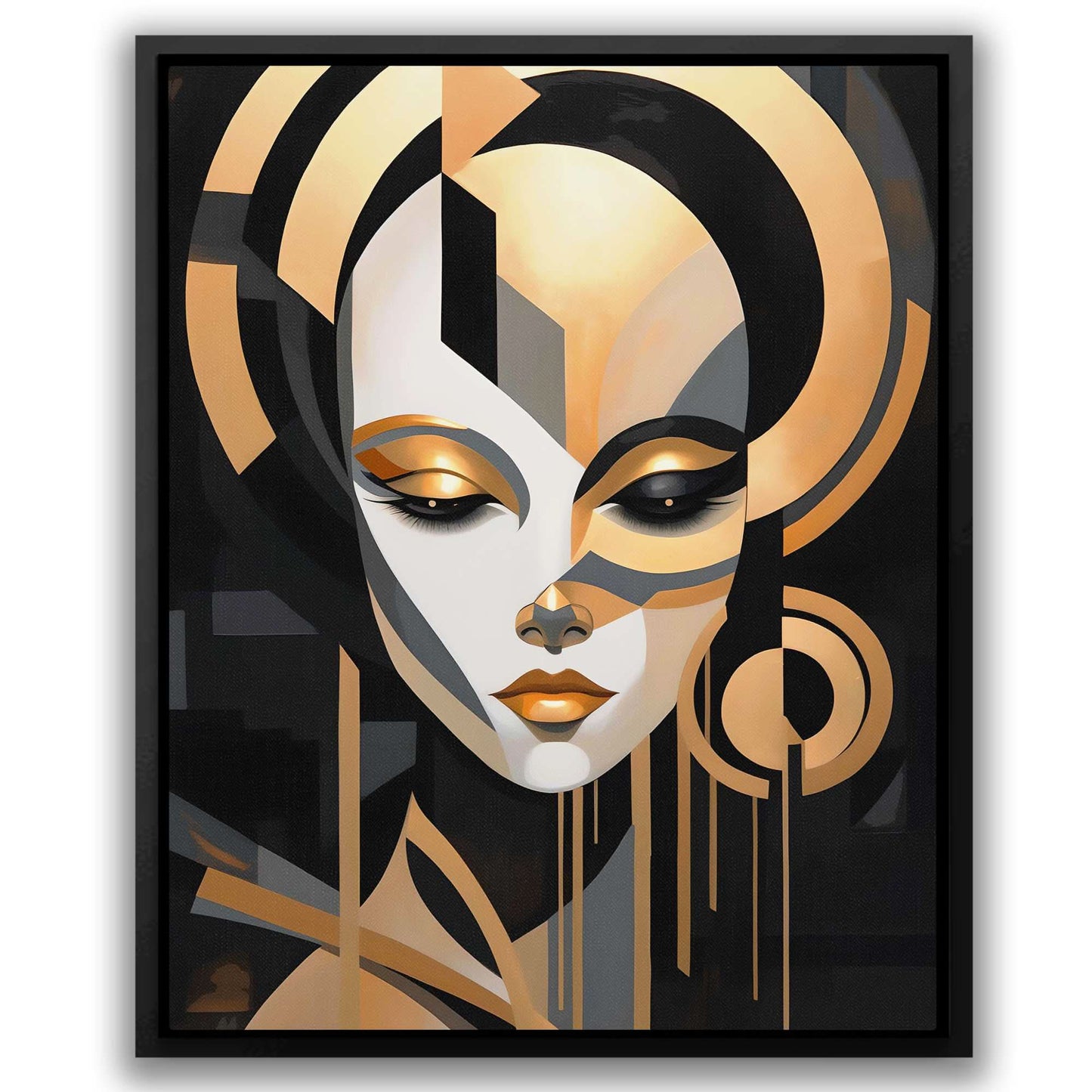 Abstract Diva - Framed Wall Art