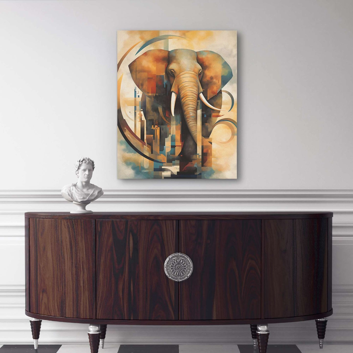 Abstract Elephant - Animals Art