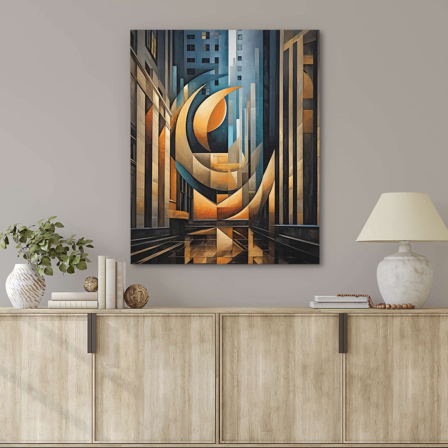 Abstract Financial District - Architecture Art