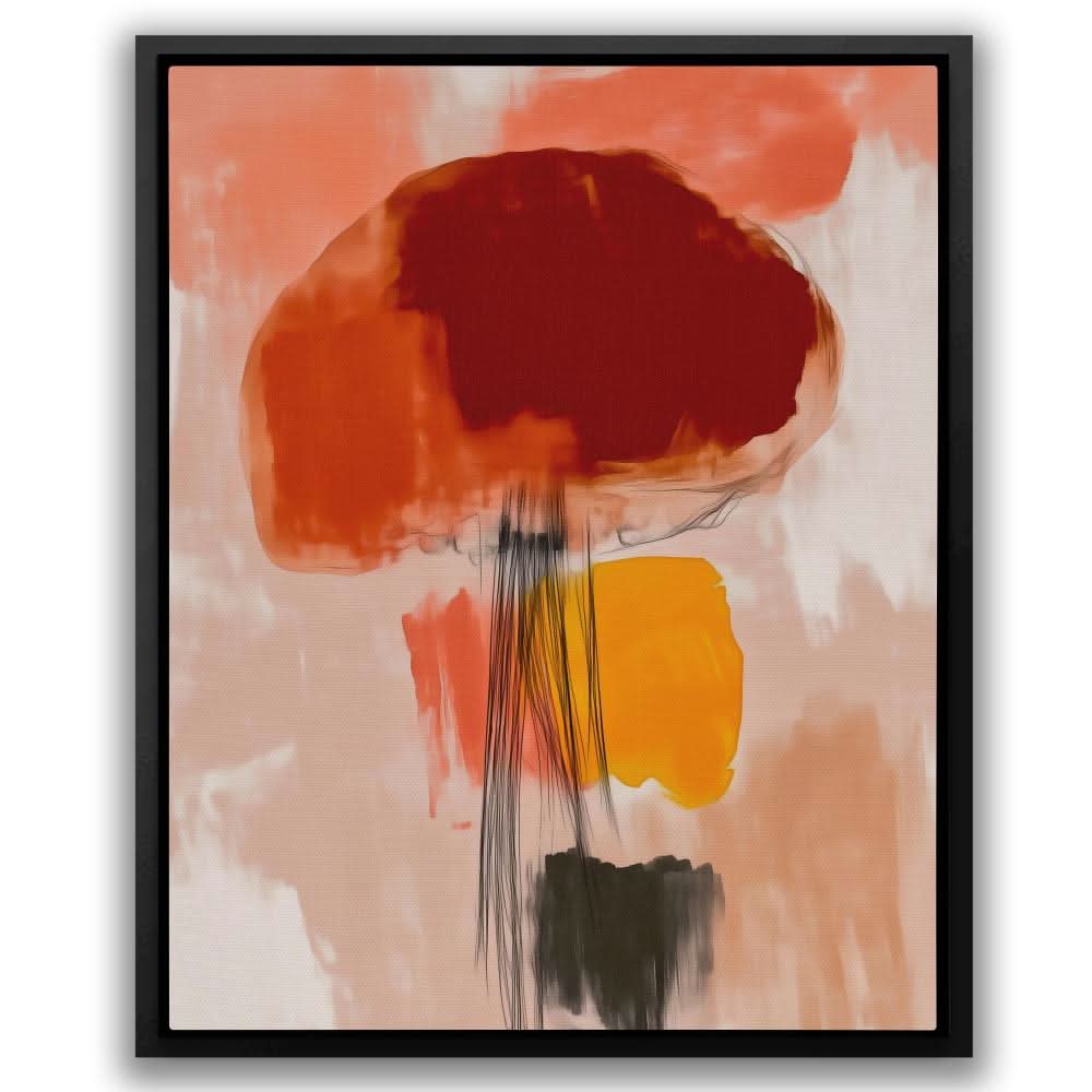Abstract Jellyfish - Animals Art for Bathroom