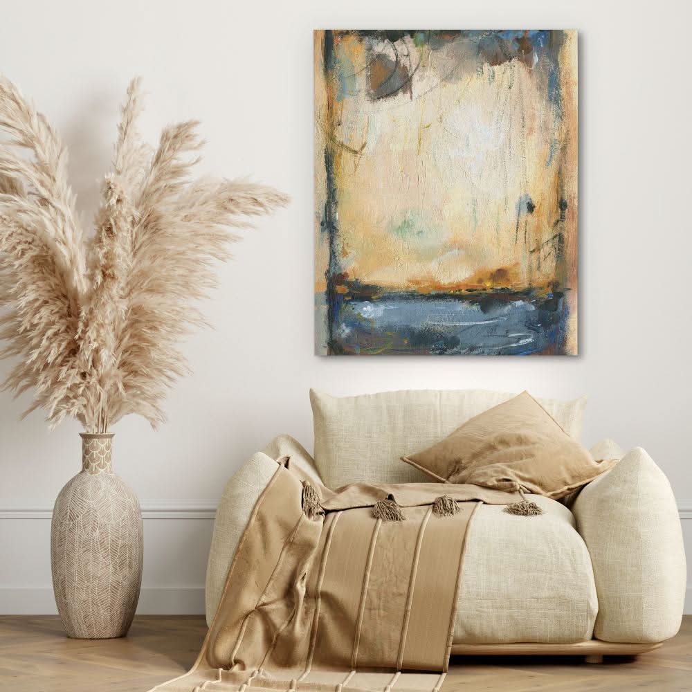 Abstract Lake - Canvas Wall Art