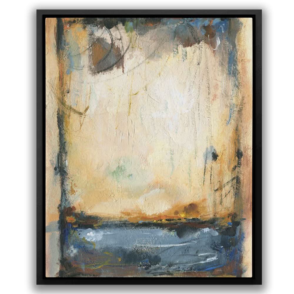 Abstract Lake - Canvas Print