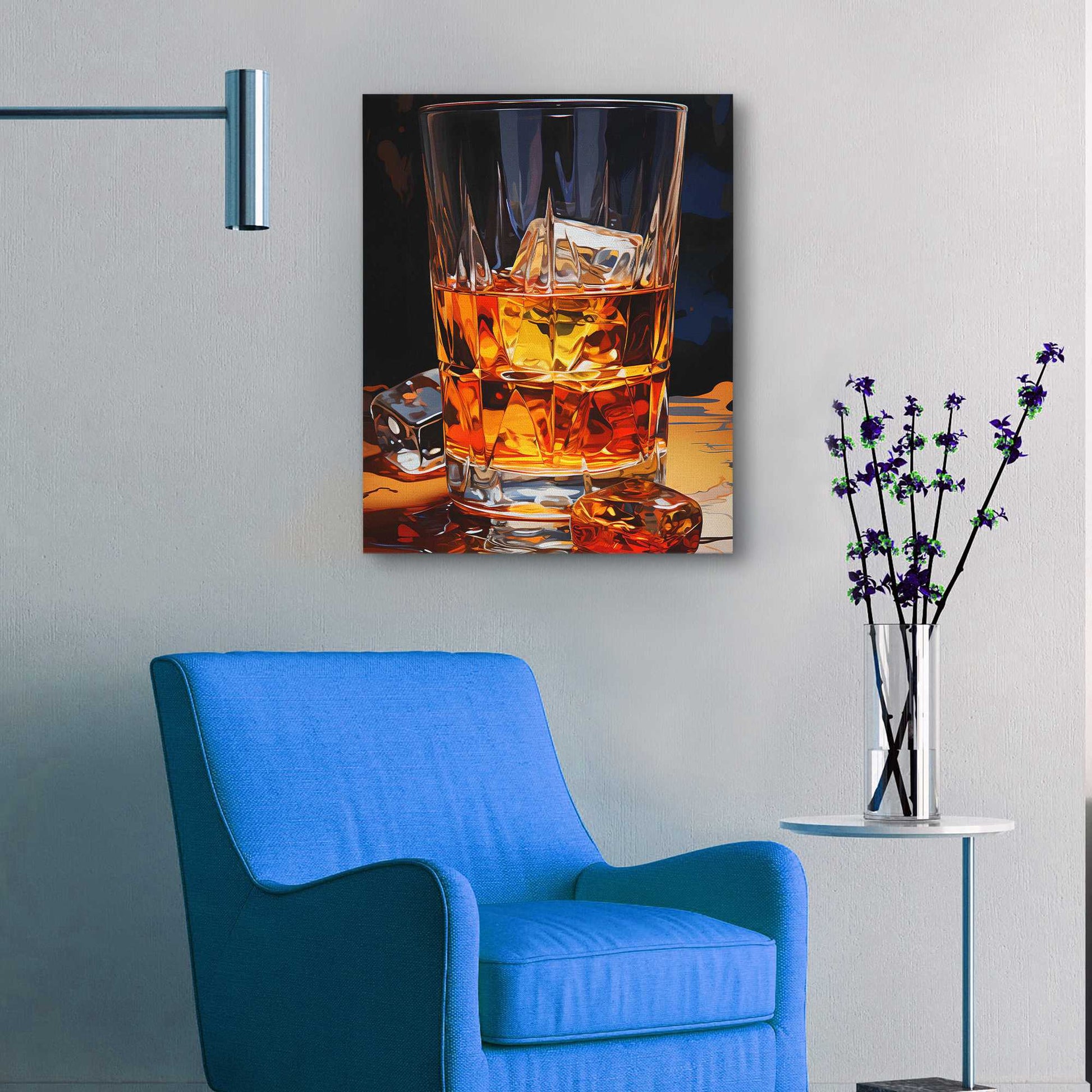 Abstract Spirits - Wall Art in Black Frame