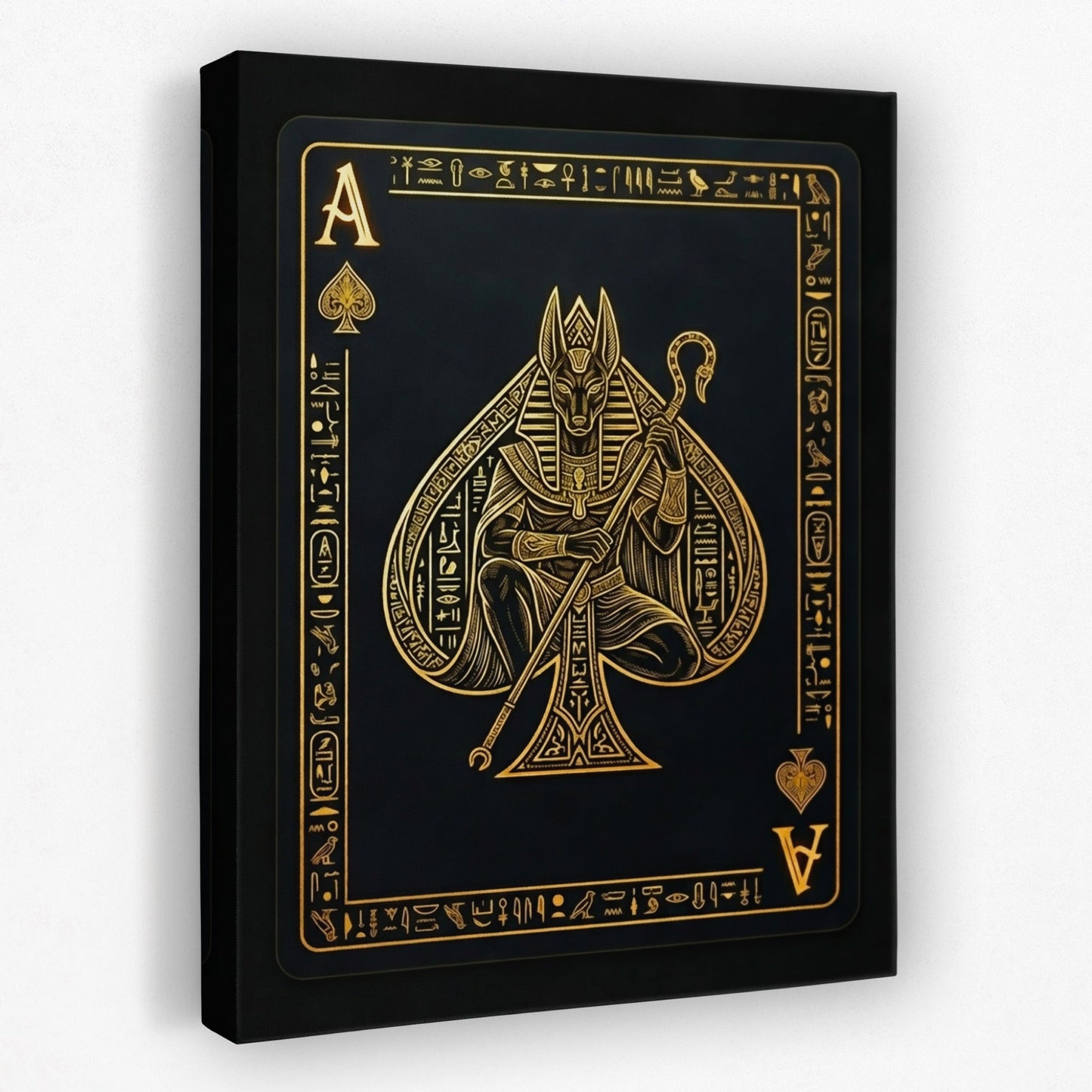 Ace Of Spades Egyptian Card