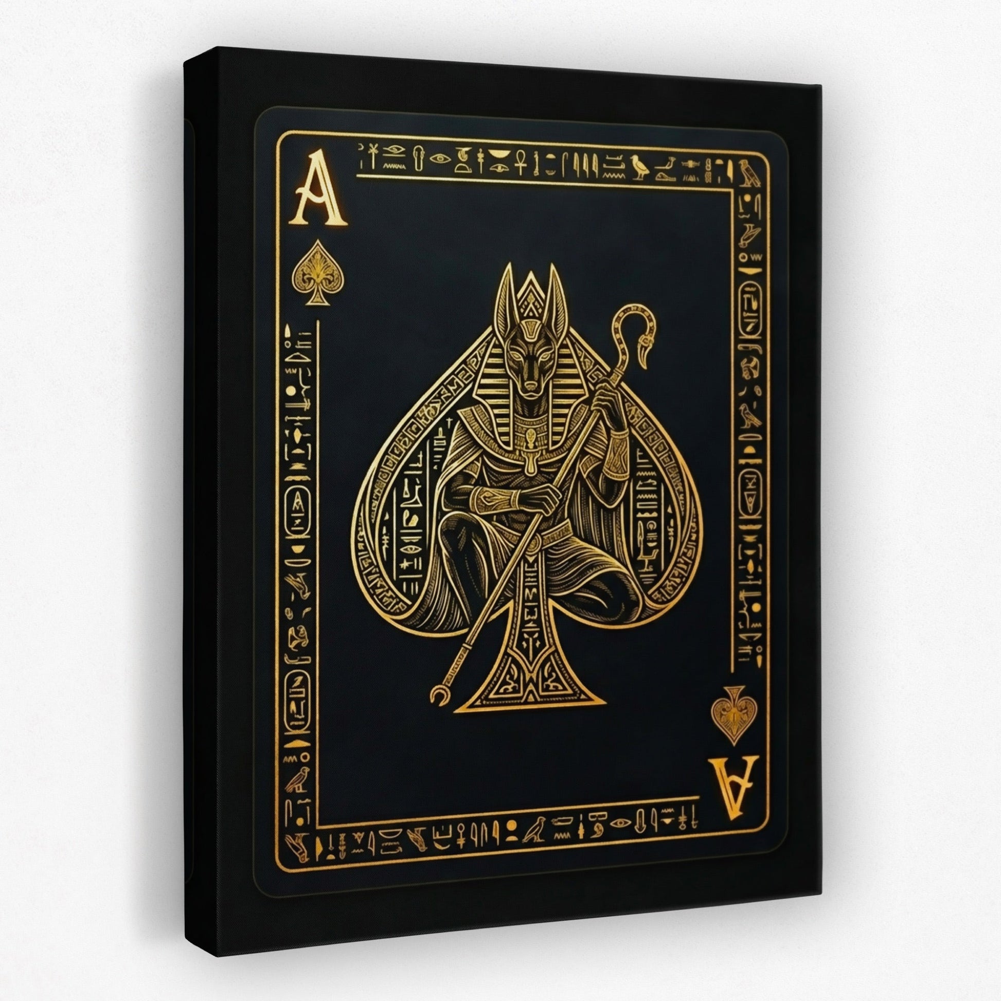 Ace Of Spades Egyptian Card