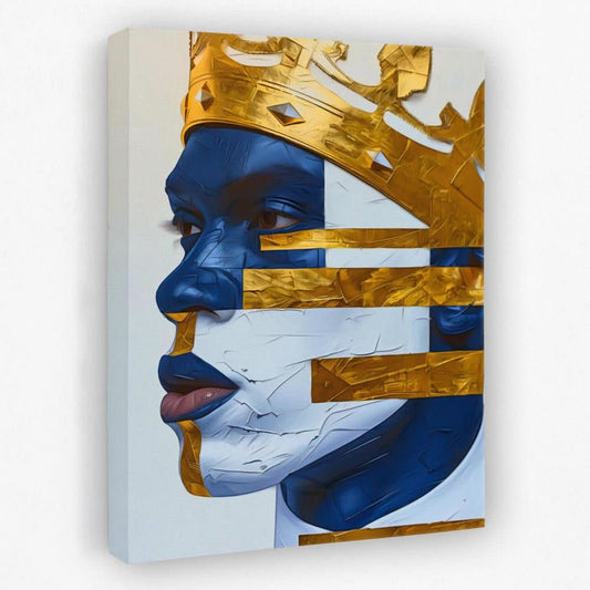 African King - African American Canvas Wall Art