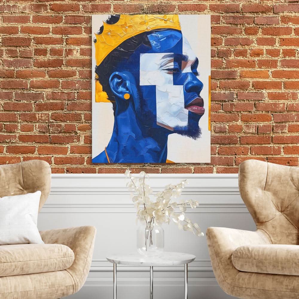 African Royalty - Large Canvas Print