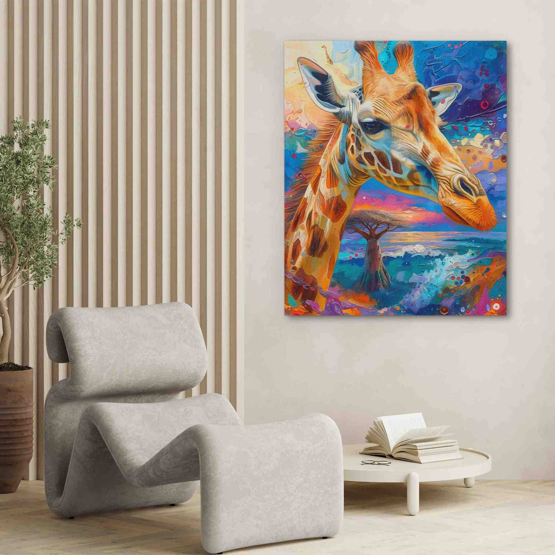 African Trip - Large Psychedelic Canvas Print