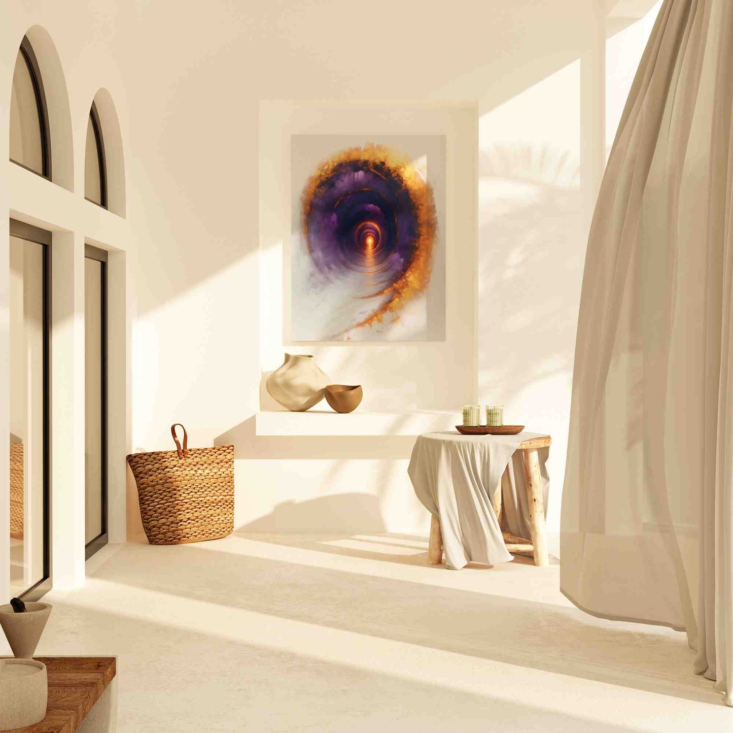 Afterlife - Religious Wall Art in Black Frame