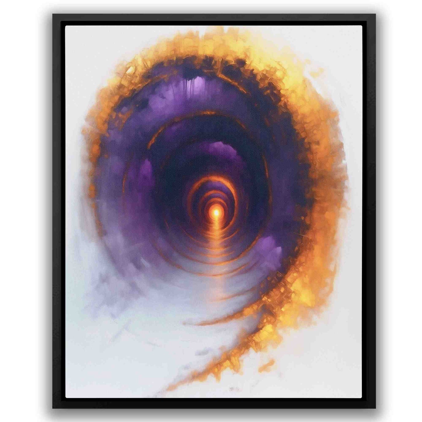 Afterlife - Abstract Gold Canvas Wall Art