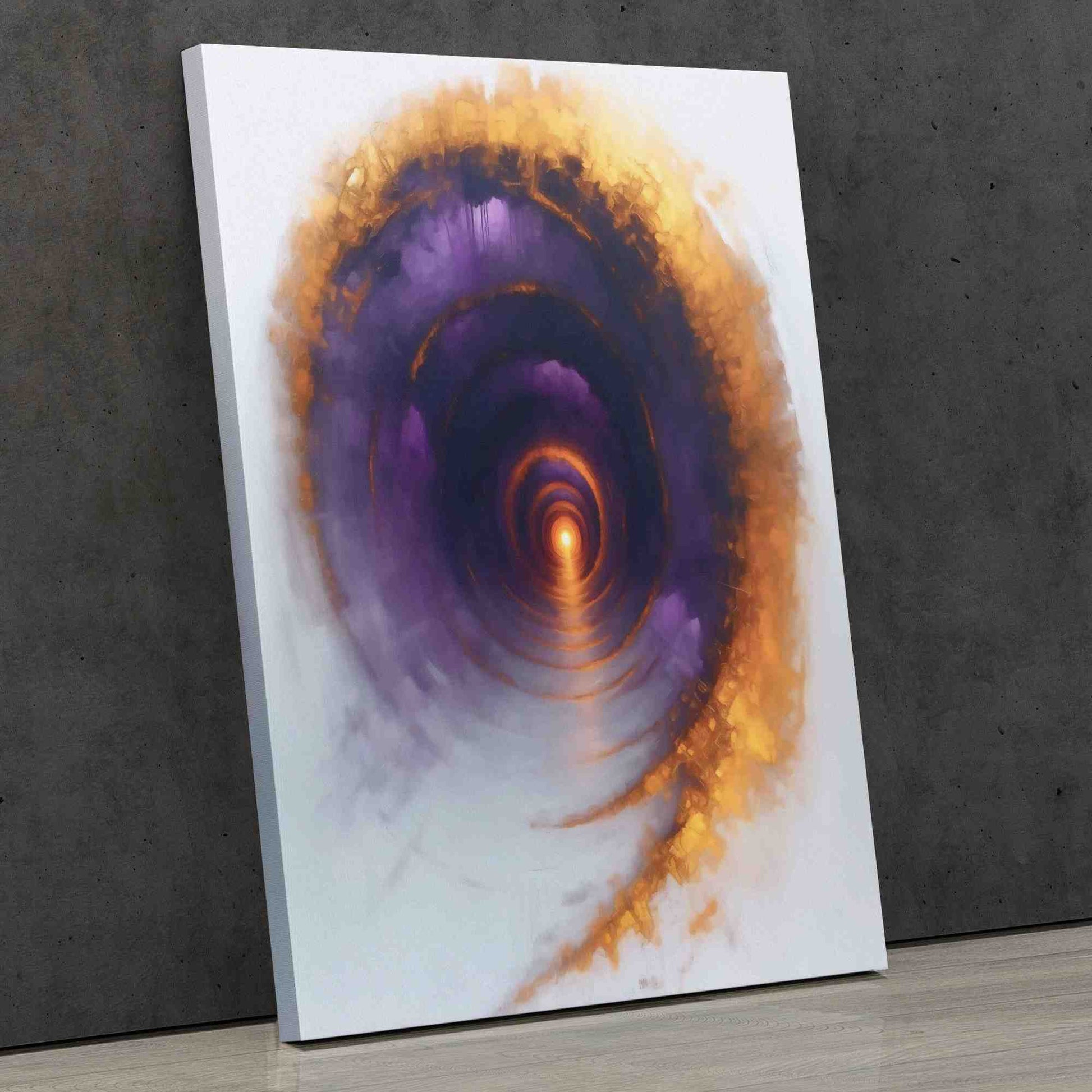 Afterlife - Gold Religious Canvas Print