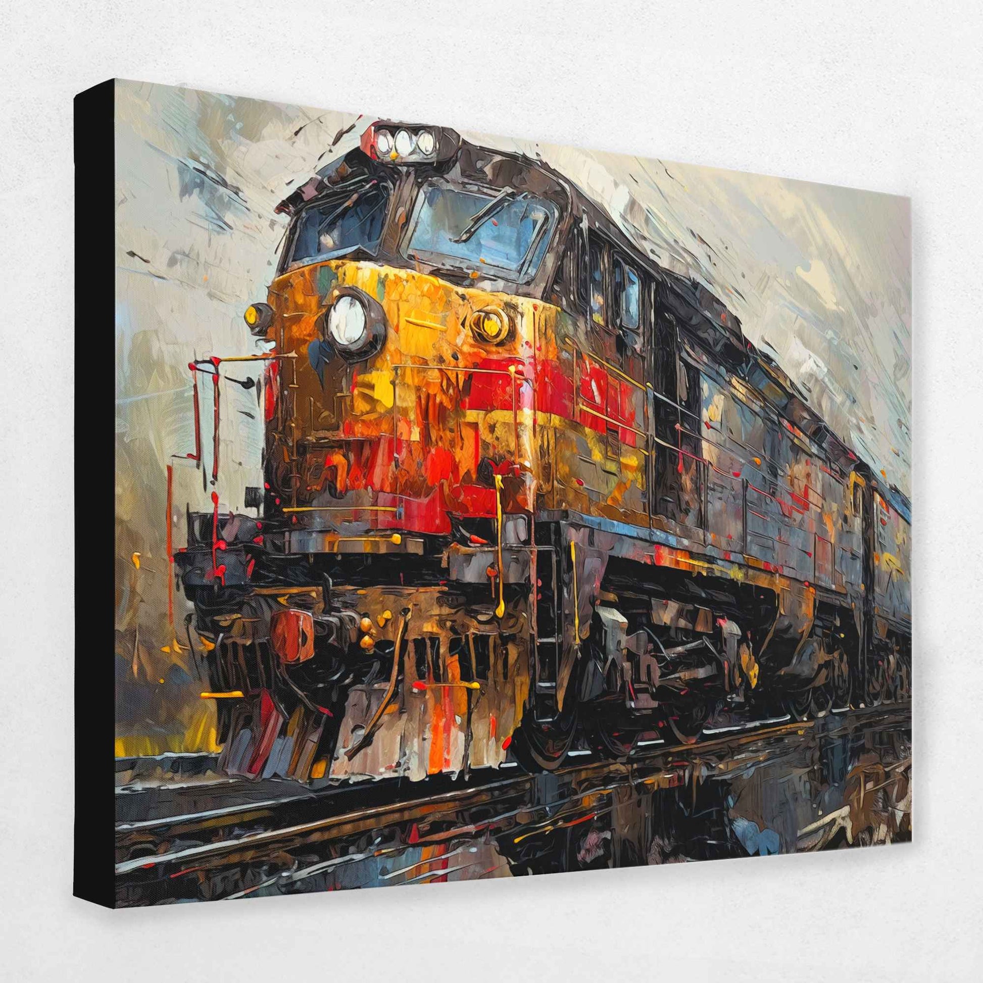 Afternoon Express - Locomotive Canvas Wall Art