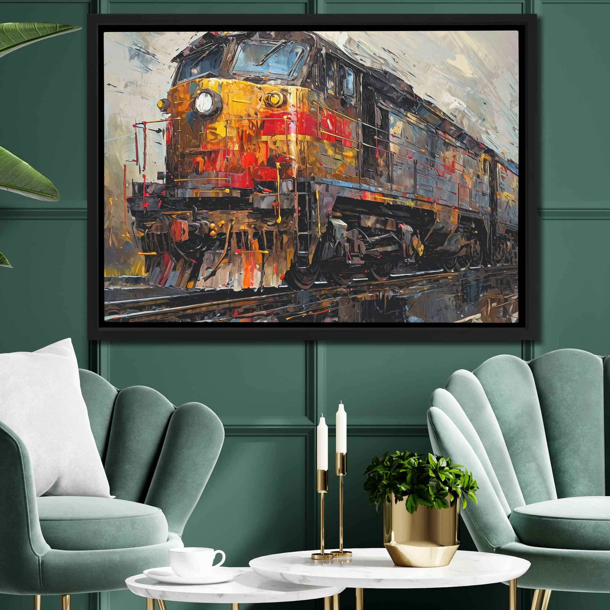 Afternoon Express - Locomotive Art