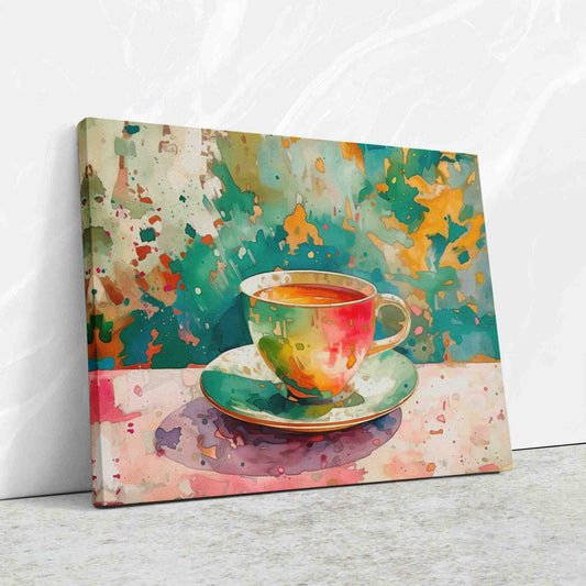 Afternoon Tea - Coffee Canvas Wall Art
