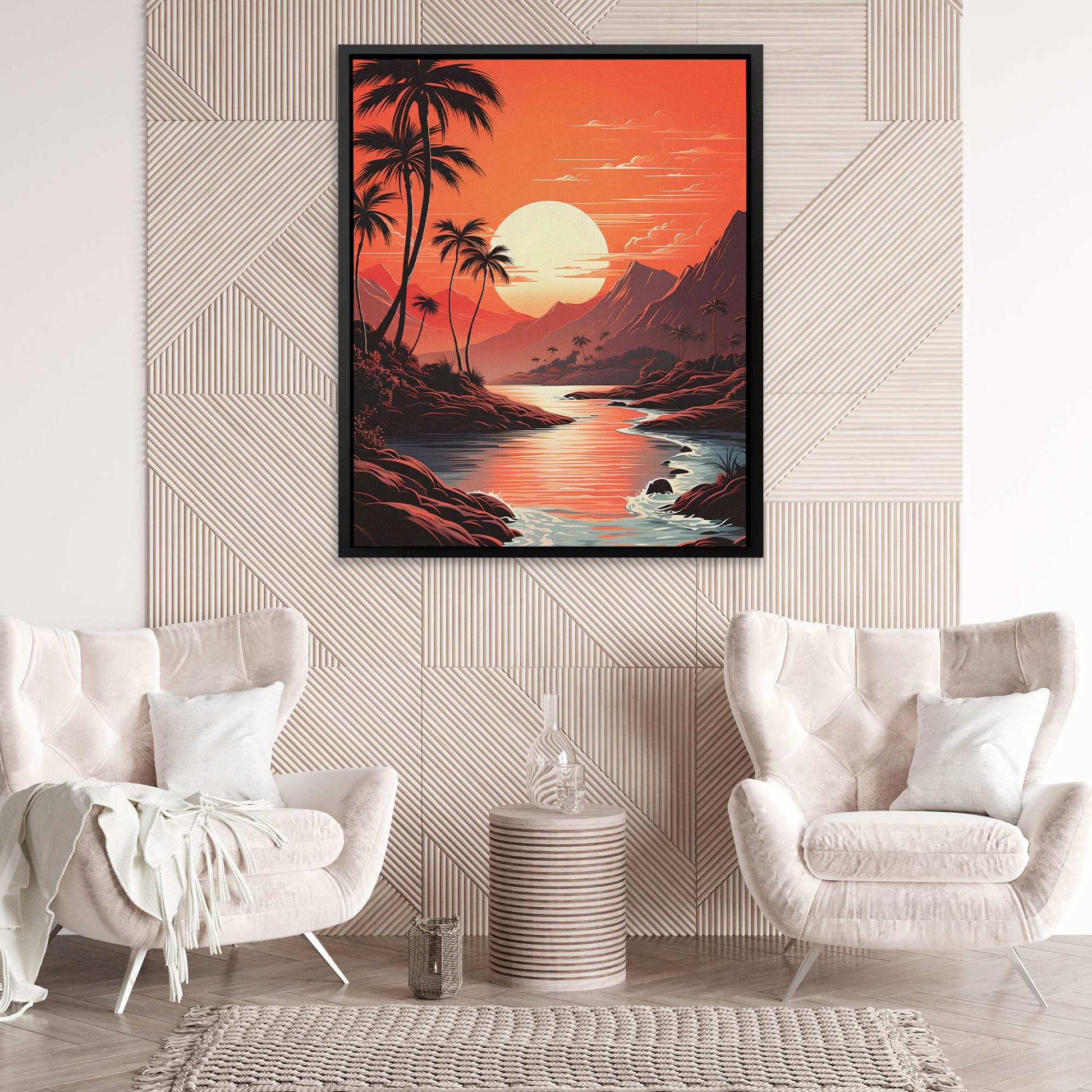 Alabaster Sunset - Beach Art