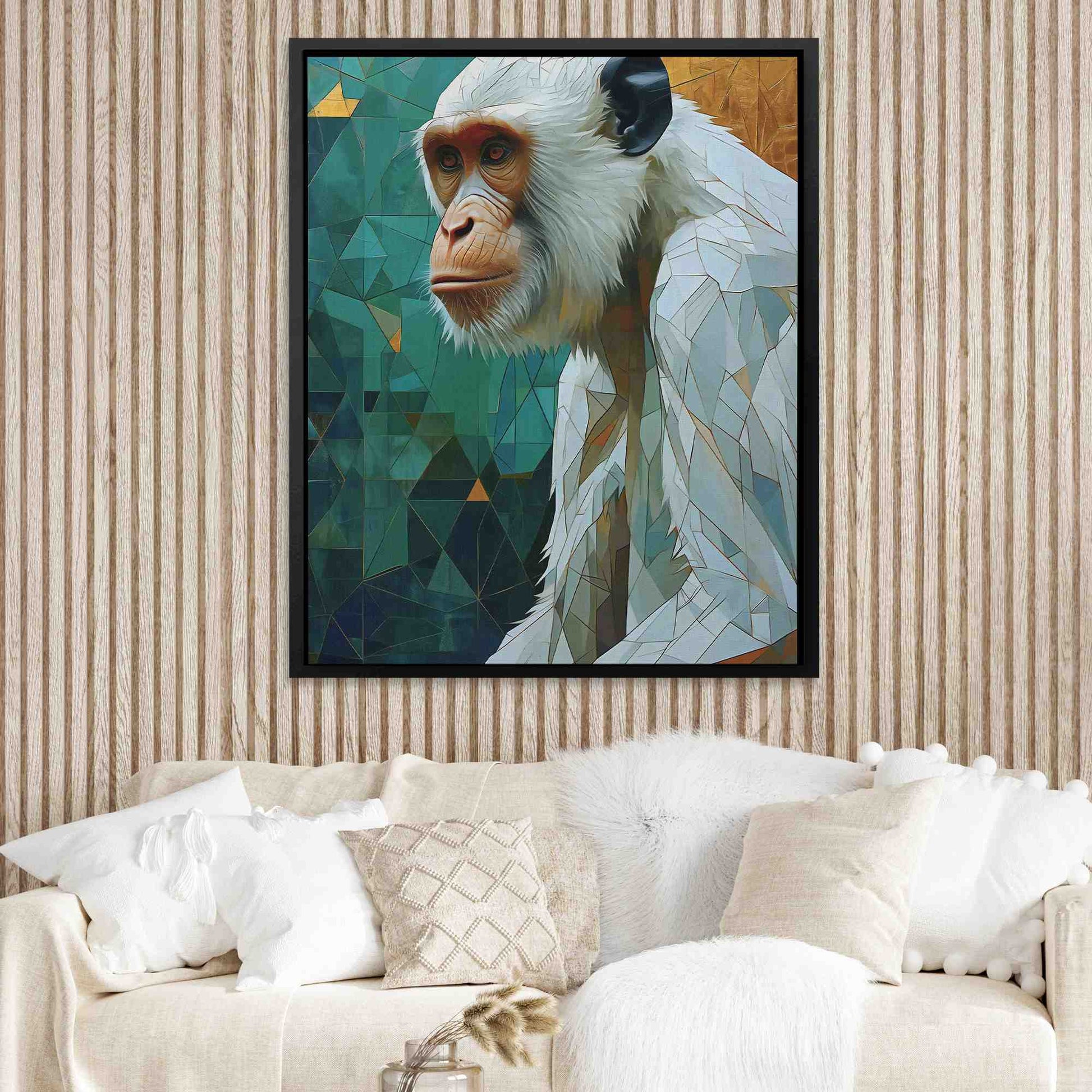 Albino Chimpanzee - Albino Art for Living Room