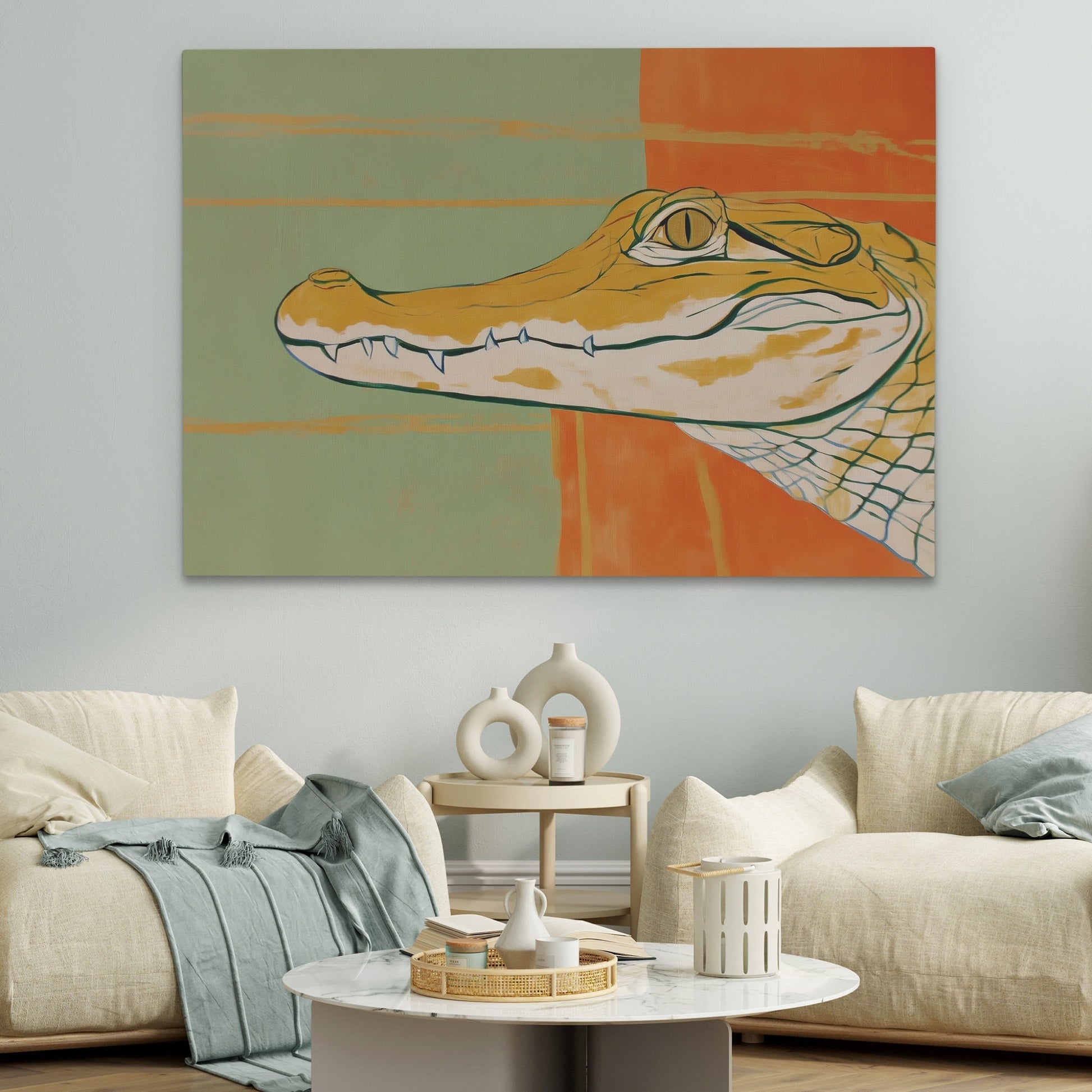 Albino Crocodile Patriot