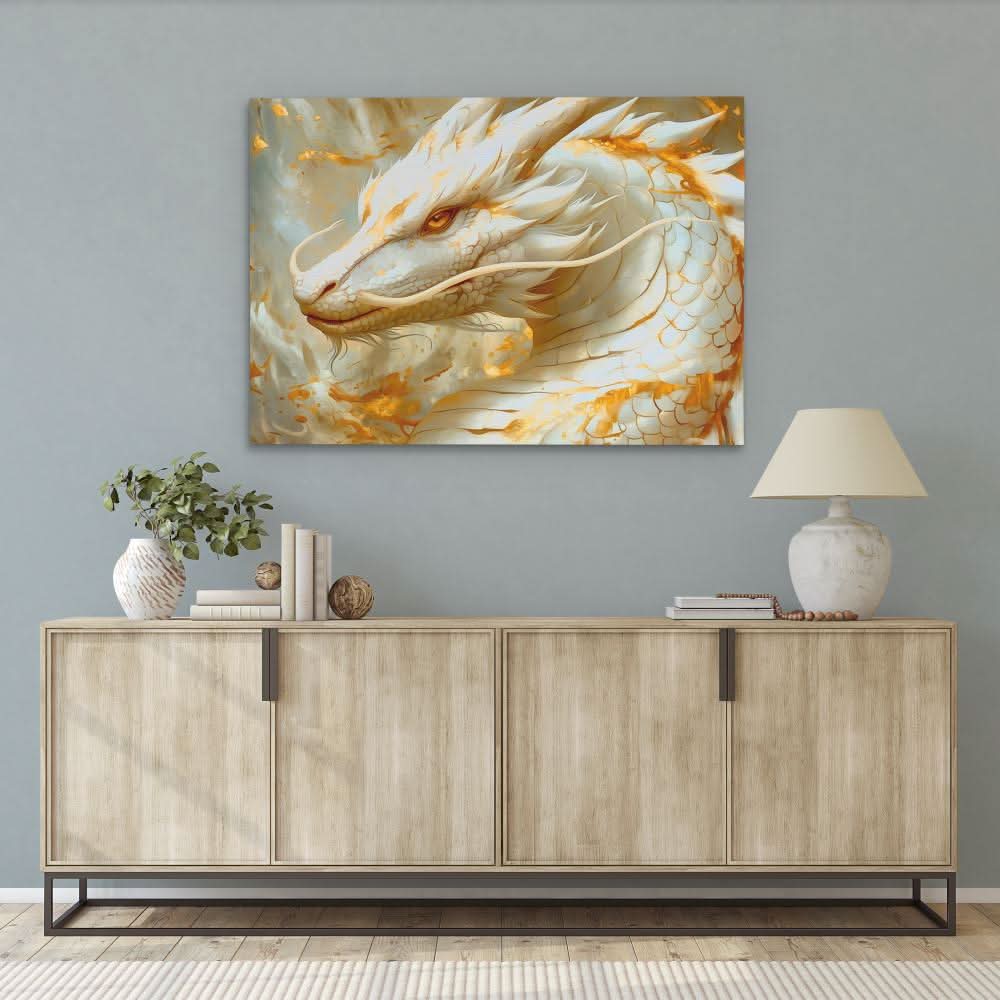 Albino Dragon - Dragon Art