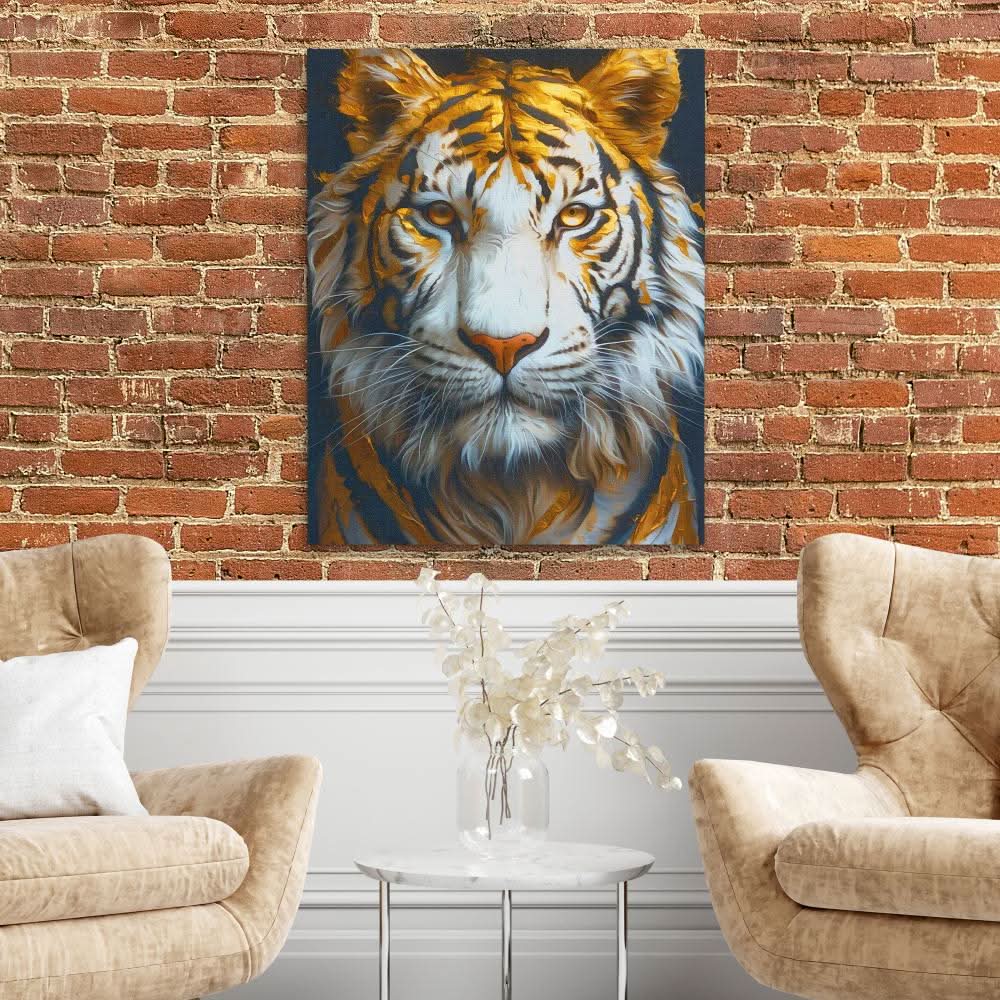 Albino Gaze - Large Modern Canvas Print