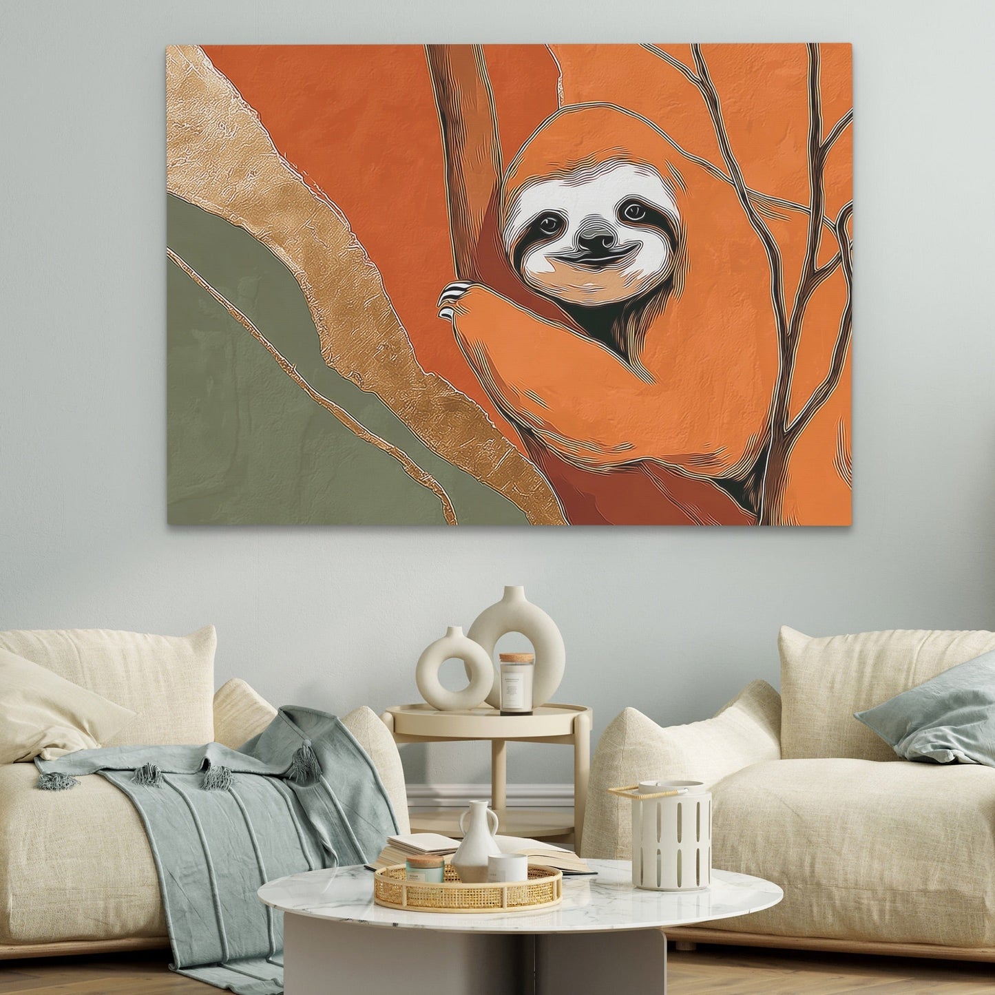 Albino Sloth Amber Wash