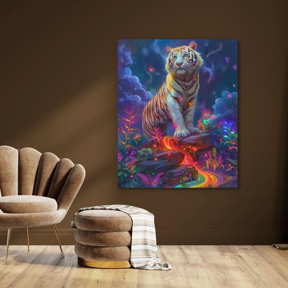 Albino Tiger Surrealism - Albino Art