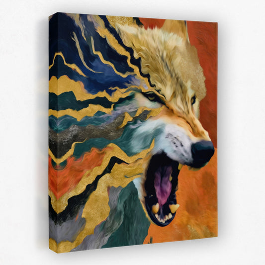Albino Wolf Scattering