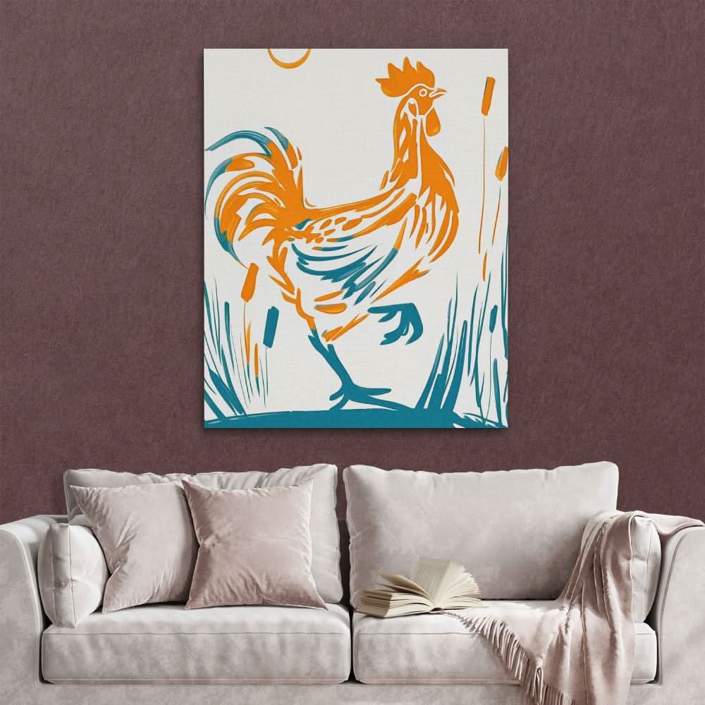 Alpha Chicken - Animals Art