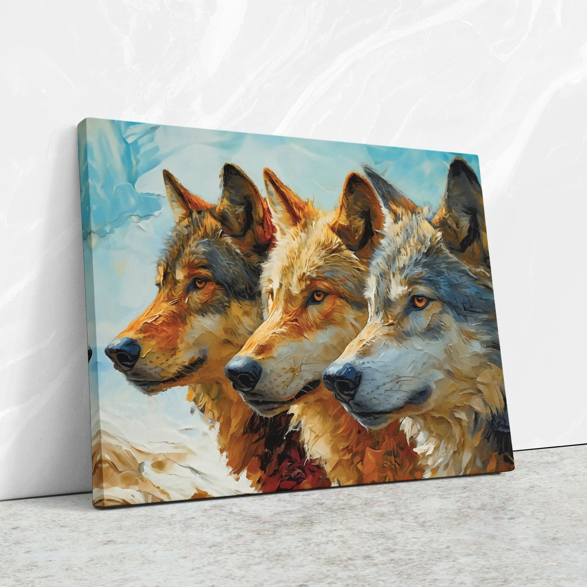 Alpha Trio - Canvas Wall Art