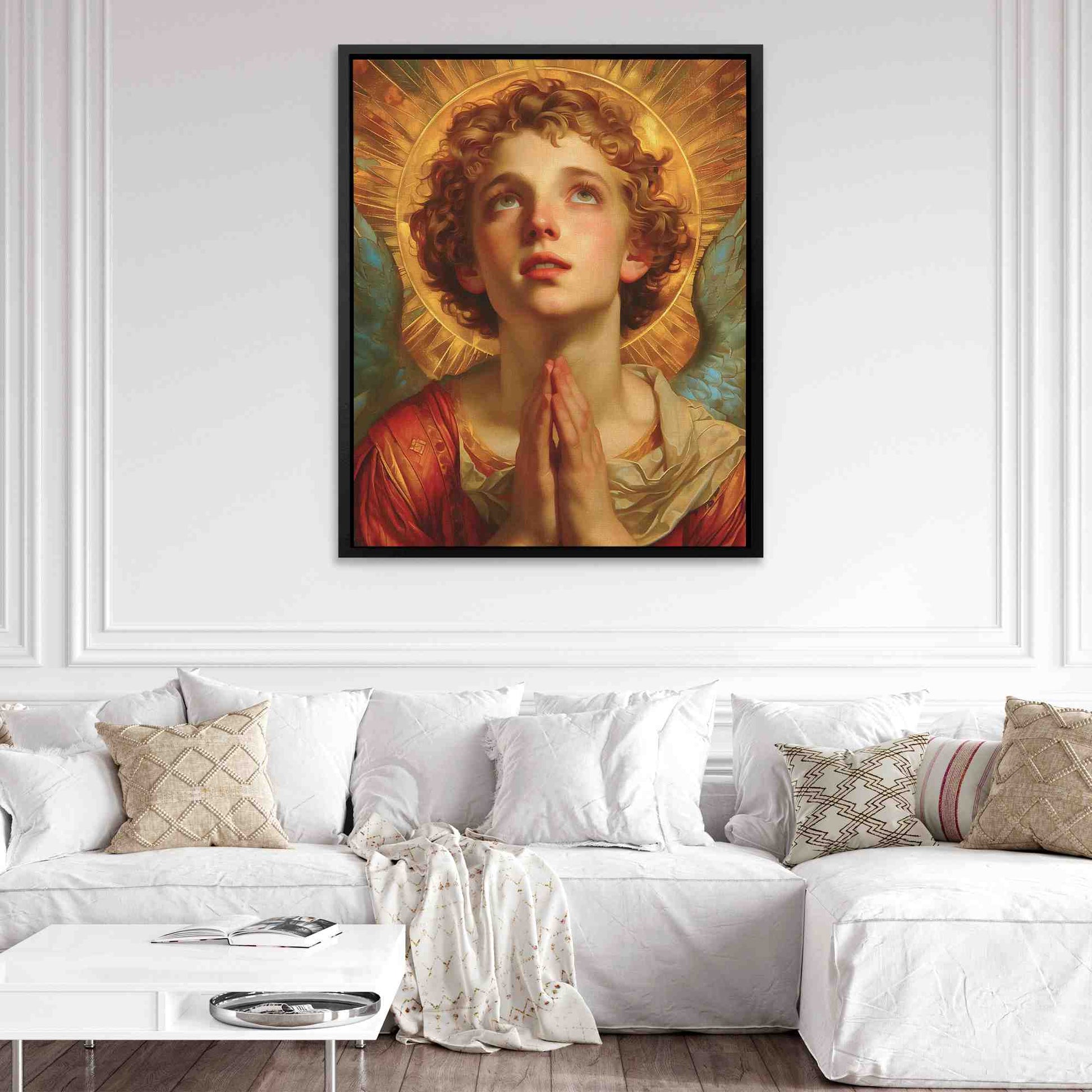 Amber Aura - Large Canvas Print