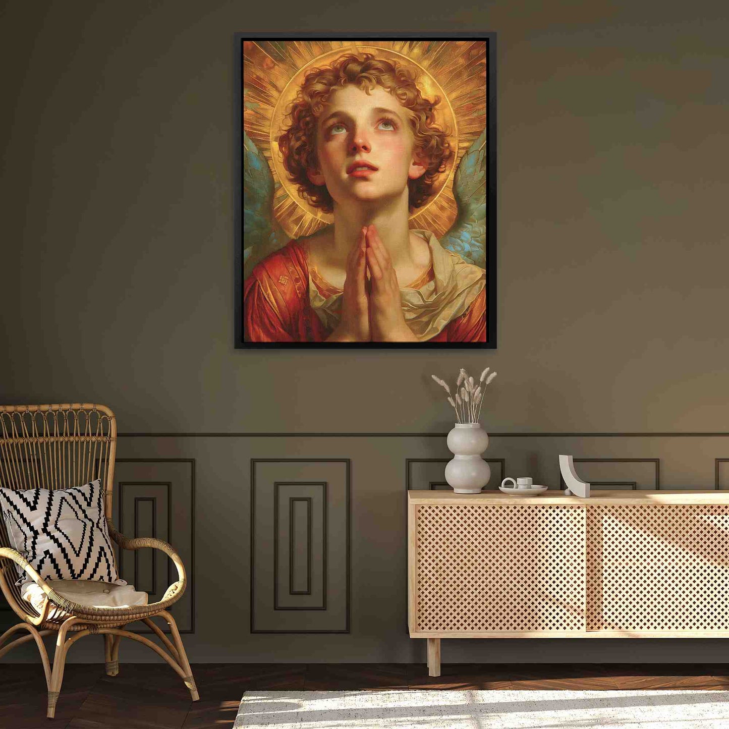 Amber Aura - Canvas Wall Art
