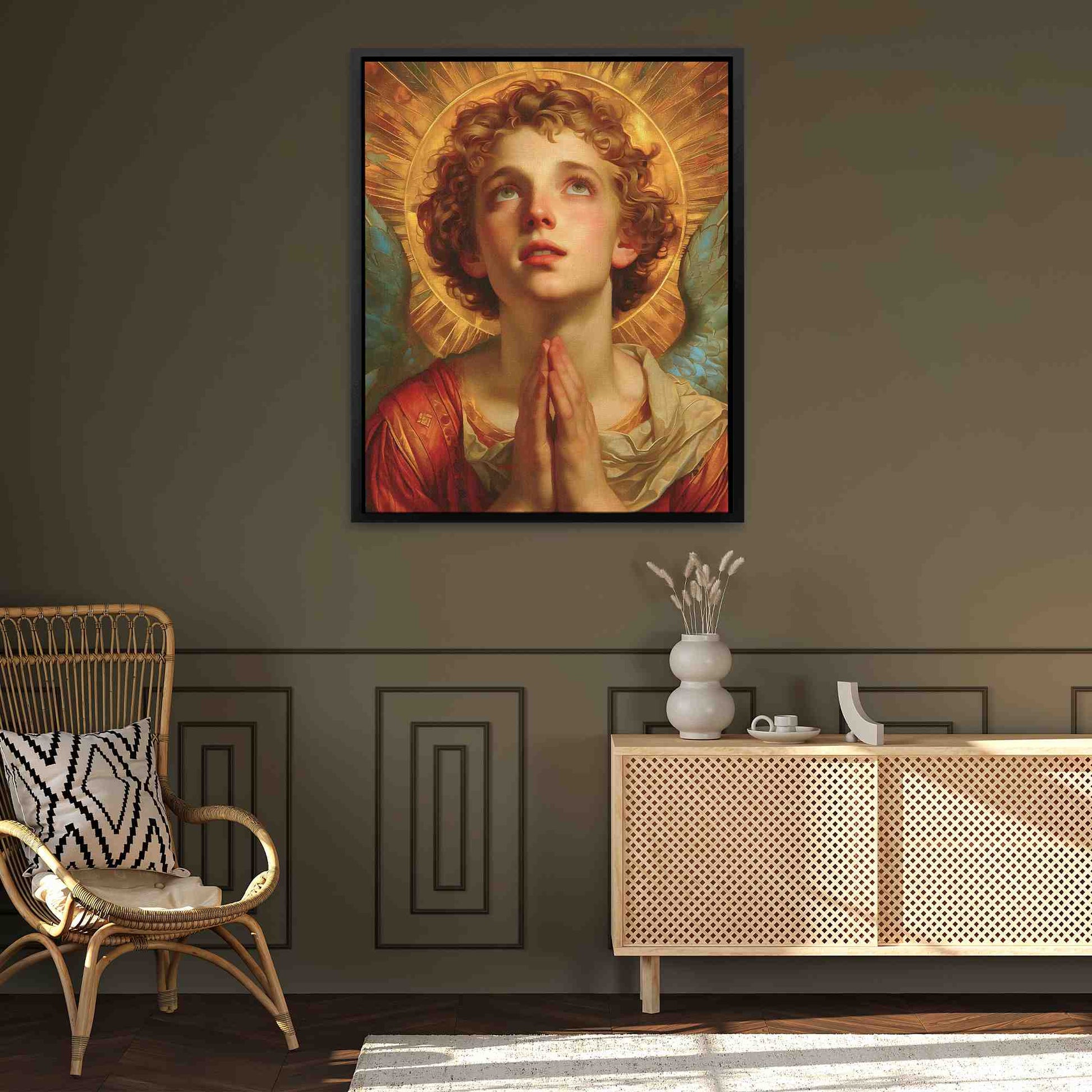 Amber Aura - Canvas Wall Art