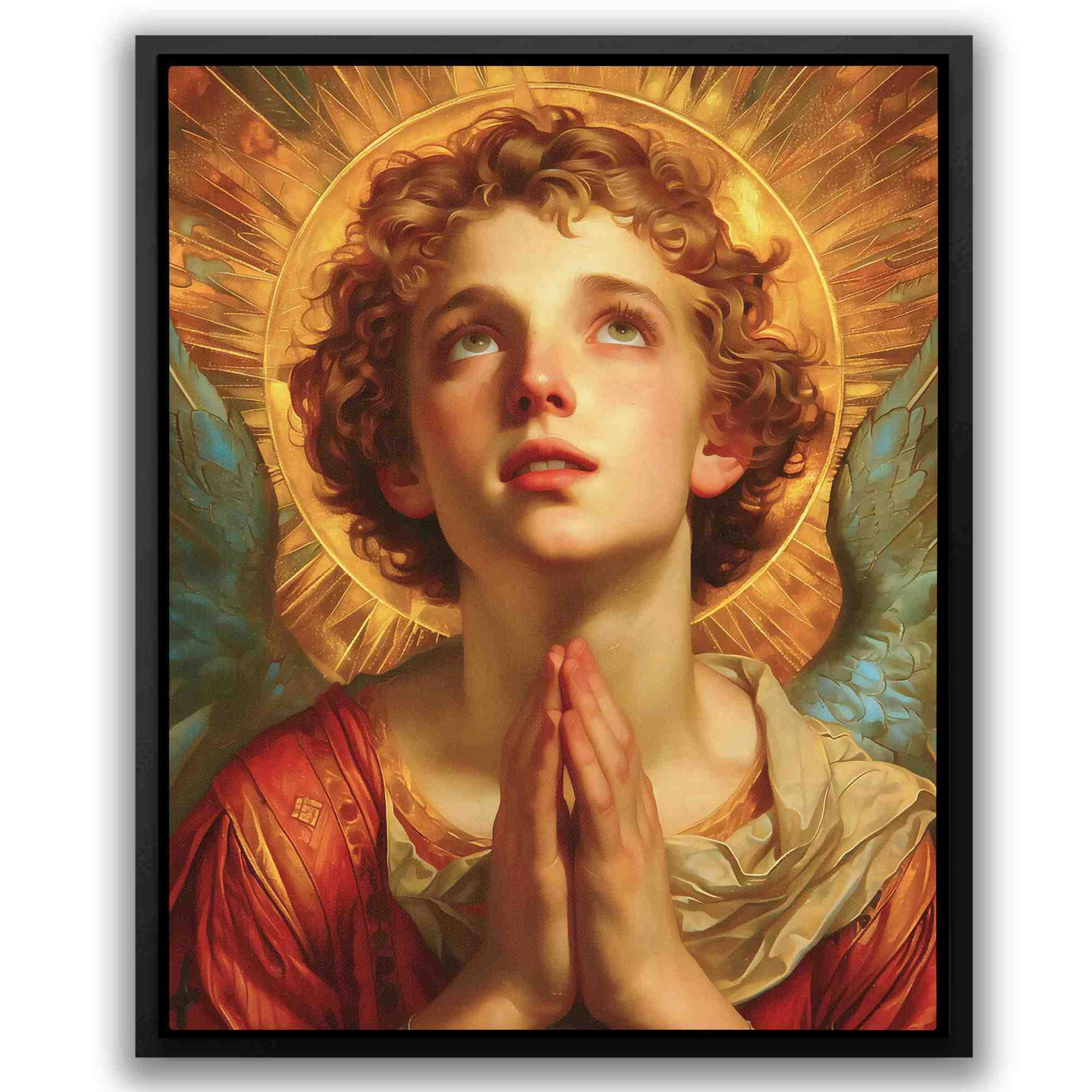 Amber Aura - Praying Canvas Print