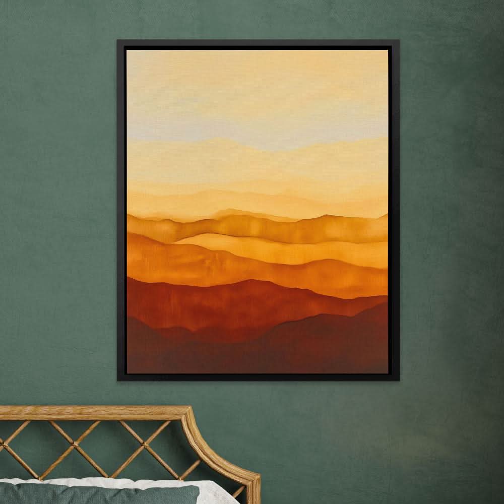 Amber Dunes - Contemporary Wall Art Print