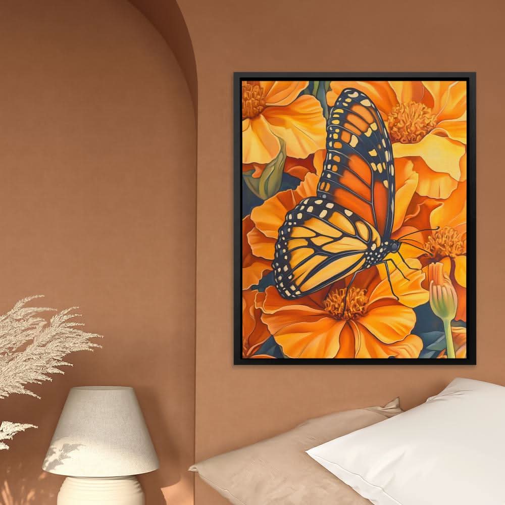 Amber Embrace - Colorful Country and Farm Canvas Print
