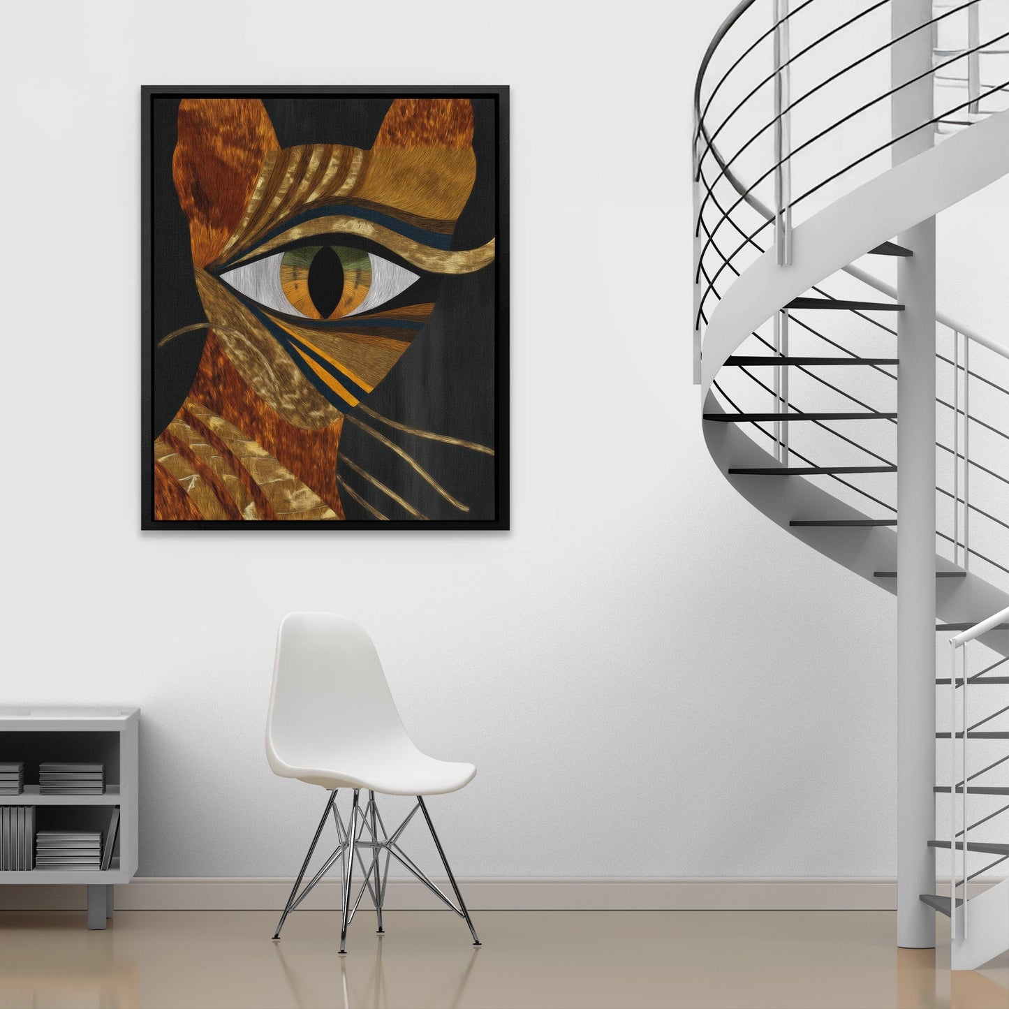 Amber Eye Oracle - Luxury Wall Art