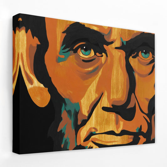 Amber Mustache Portrait - Luxury Wall Art