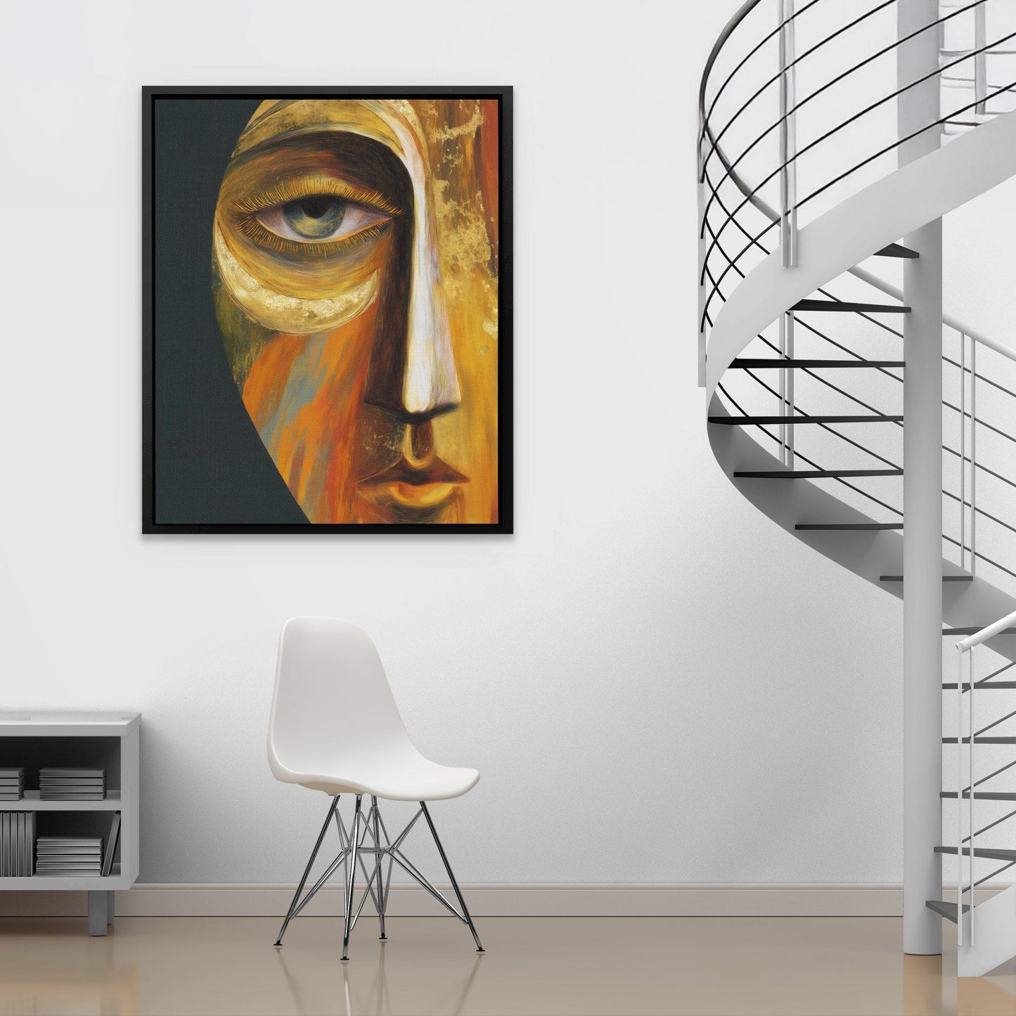 Amber Profile Oracle - Luxury Wall Art