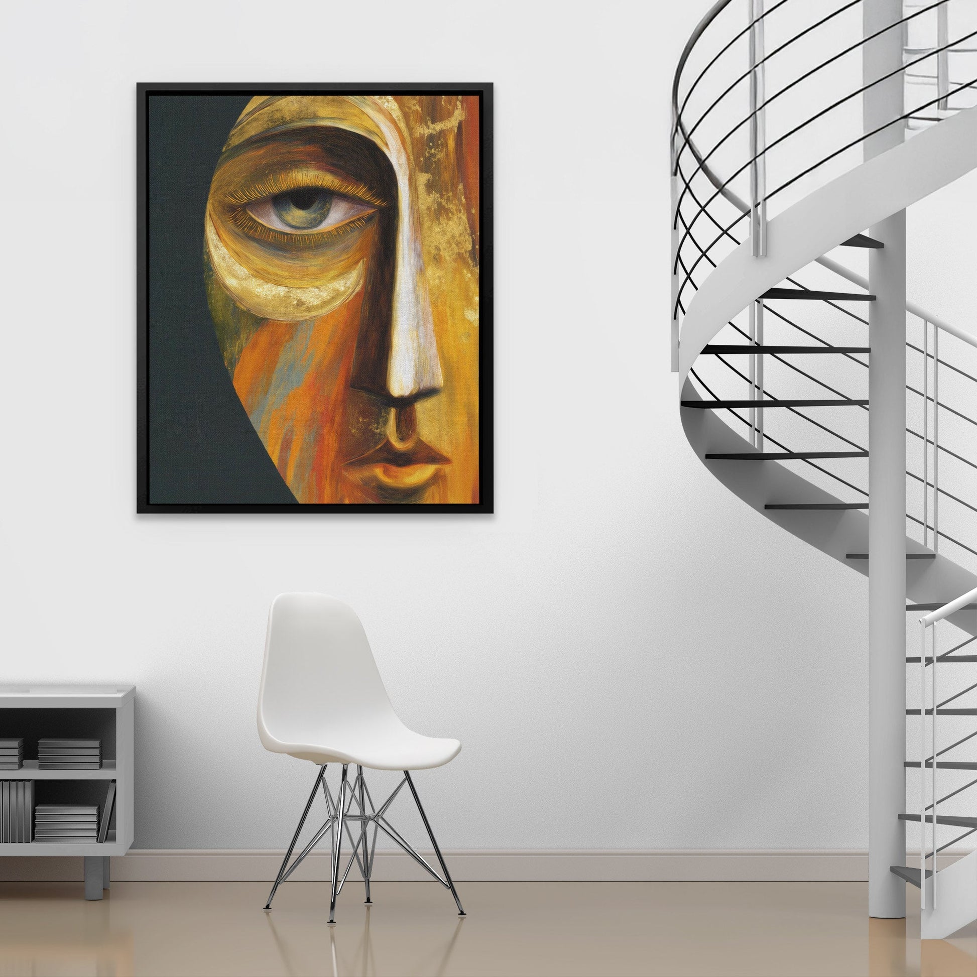 Amber Profile Oracle - Luxury Wall Art