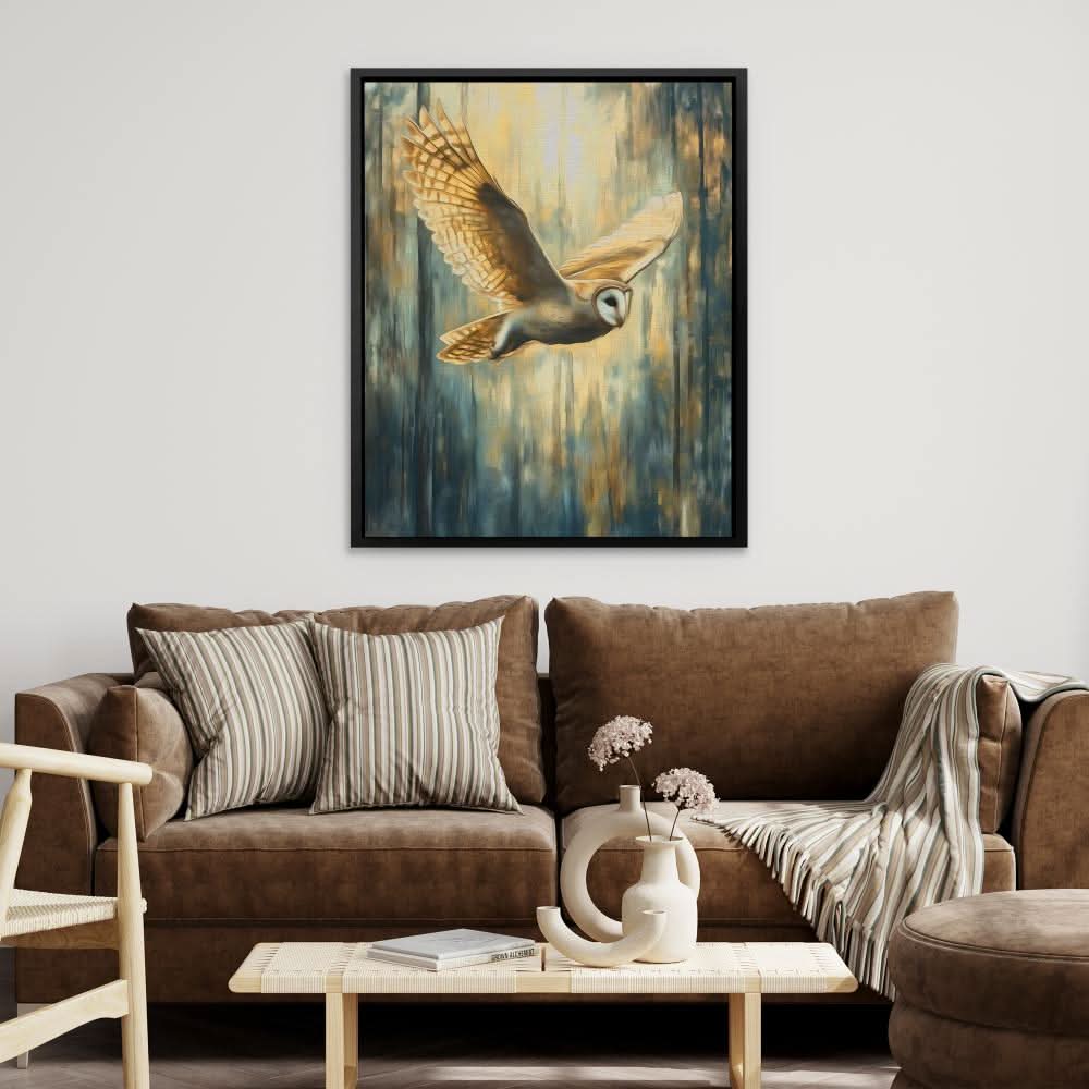 Amber Sky Hunter - Brown Country and Farm Canvas Print