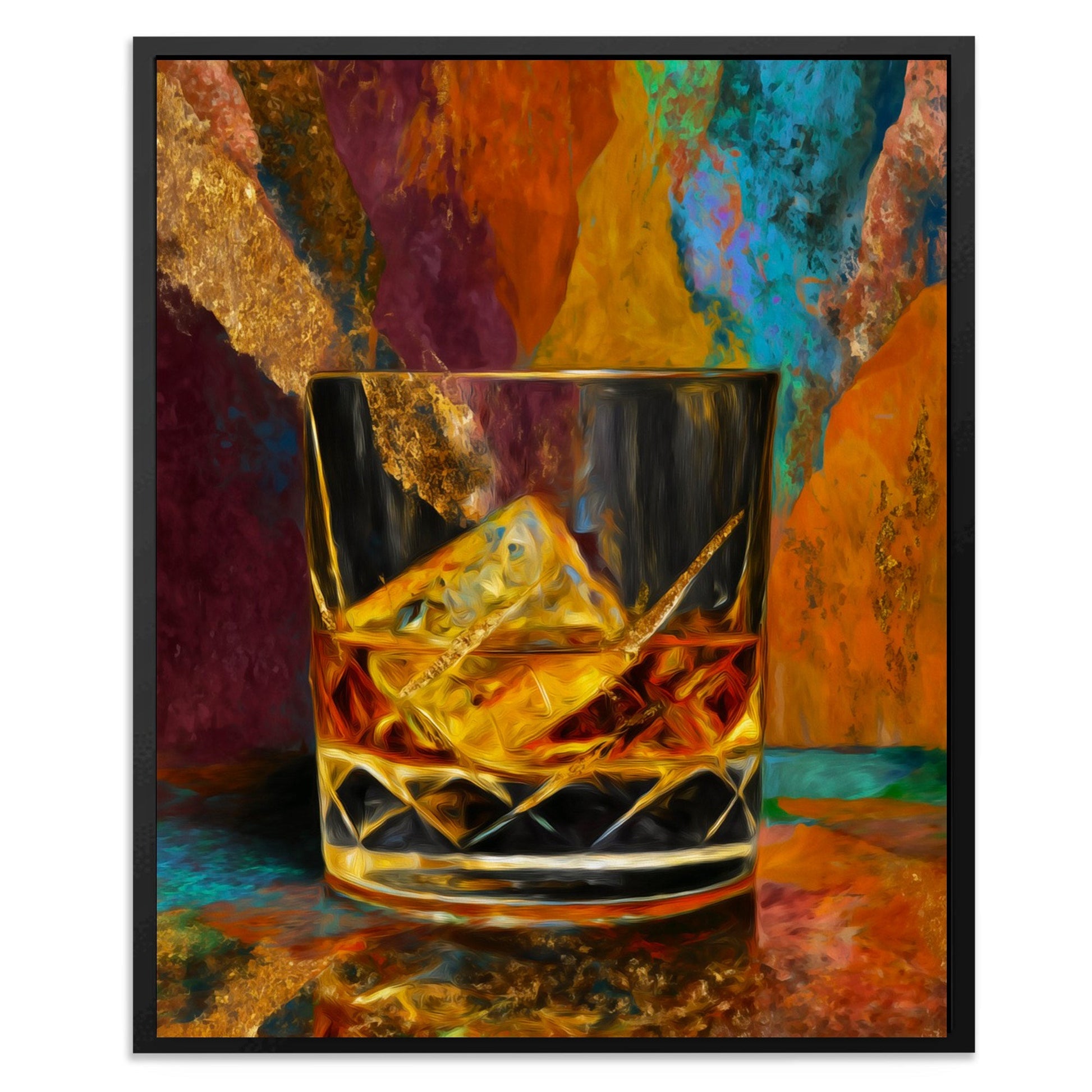 Amber Storm Rising - Luxury Wall Art