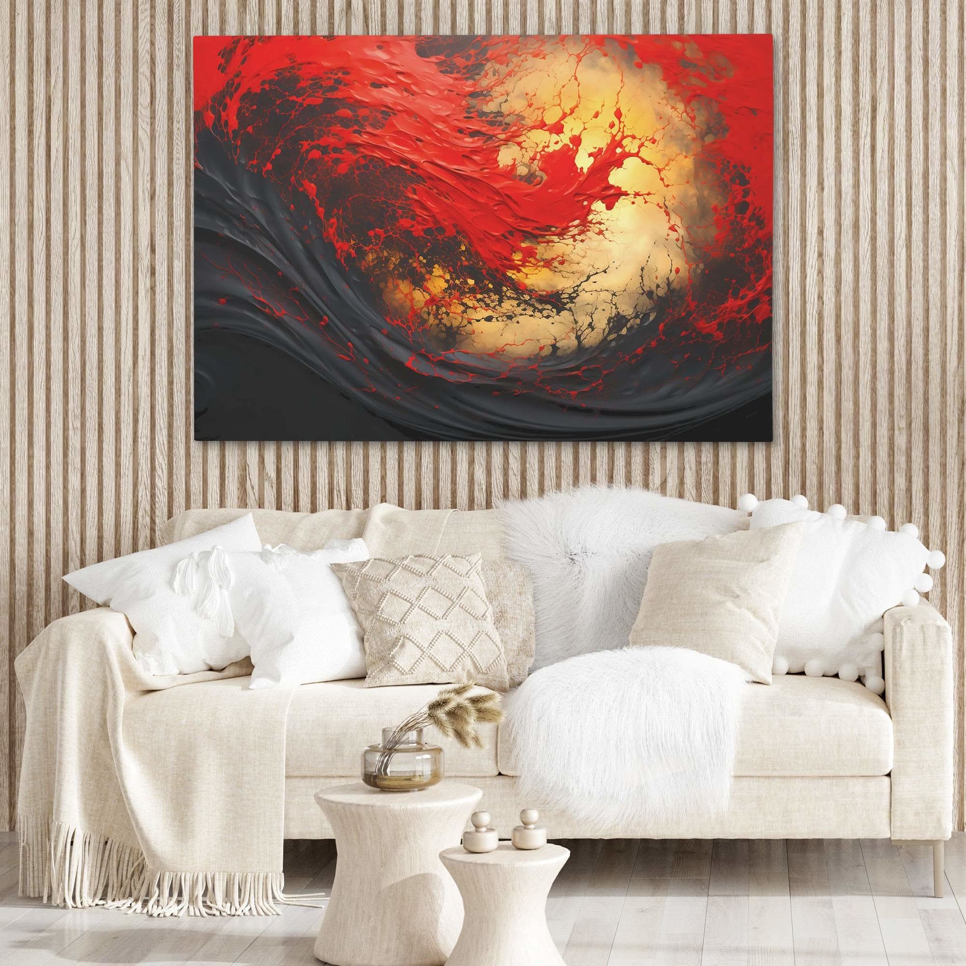Amber Sunset - Horizontal Art for Hallway