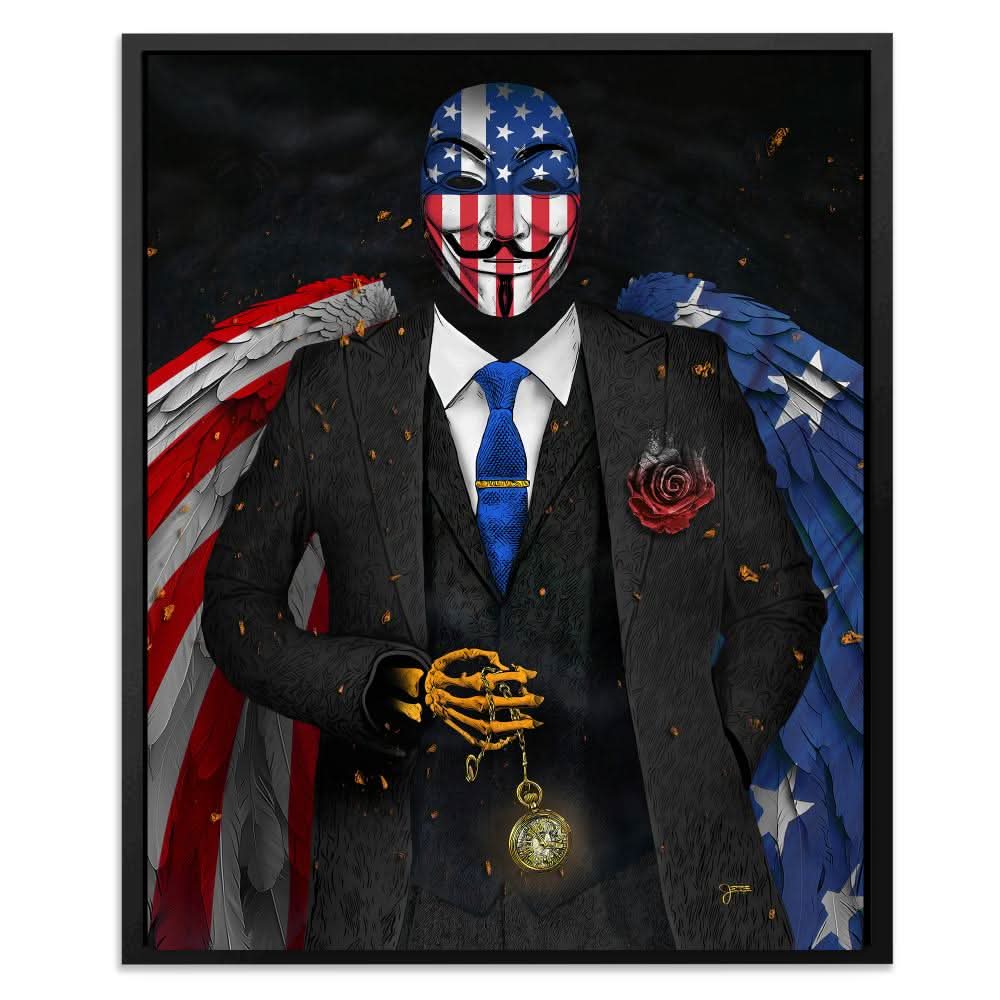 American Anonymous - Large Pop Art Canvas Print