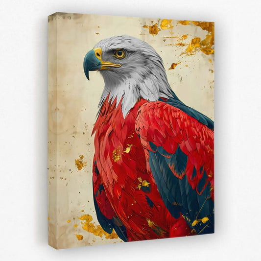 American Hero - America Canvas Wall Art