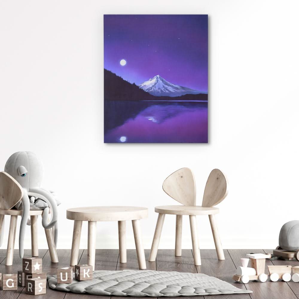 Amethyst Reflection - Modern Wall Art Print